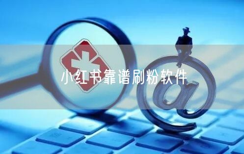 小红书靠谱刷粉软件