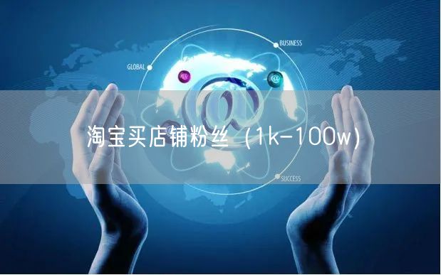 淘宝买店铺粉丝（1k-100w）
