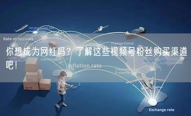 你想成为网红吗？了解这些视频号粉丝购买渠道吧！