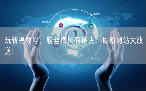 玩转视频号，粉丝增长有秘诀！刷粉网站大放送！