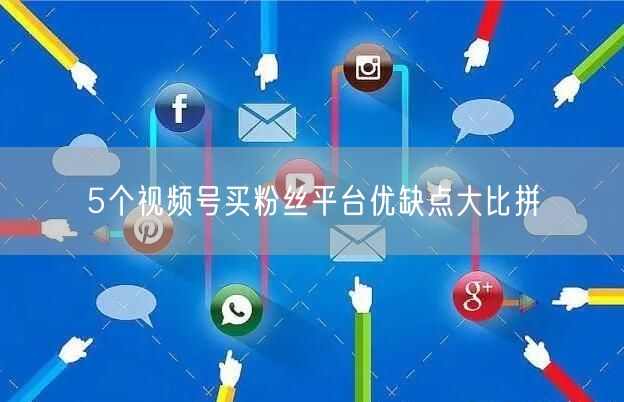 5个视频号买粉丝平台优缺点大比拼