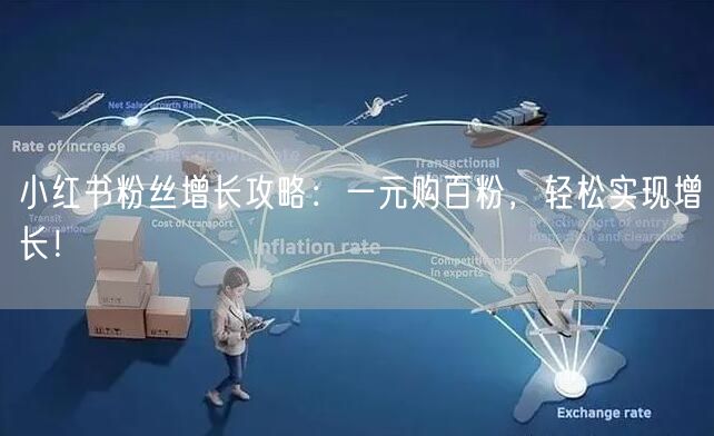 小红书粉丝增长攻略：一元购百粉，轻松实现增长！