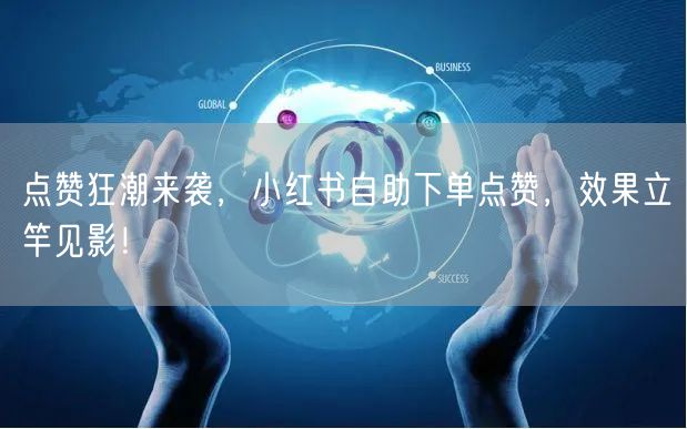 点赞狂潮来袭，小红书自助下单点赞，效果立竿见影！