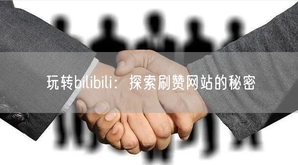玩转bilibili：探索刷赞网站的秘密